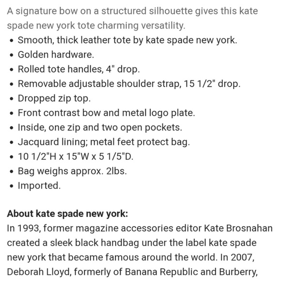 Kate Spade New York Hanover Street Charee Top Handle Crossbody Bag - Picture 5 of 14